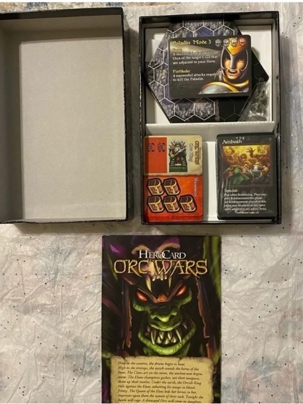 TableStar Games Orc Wars Board Game - HeroCard System (Black)